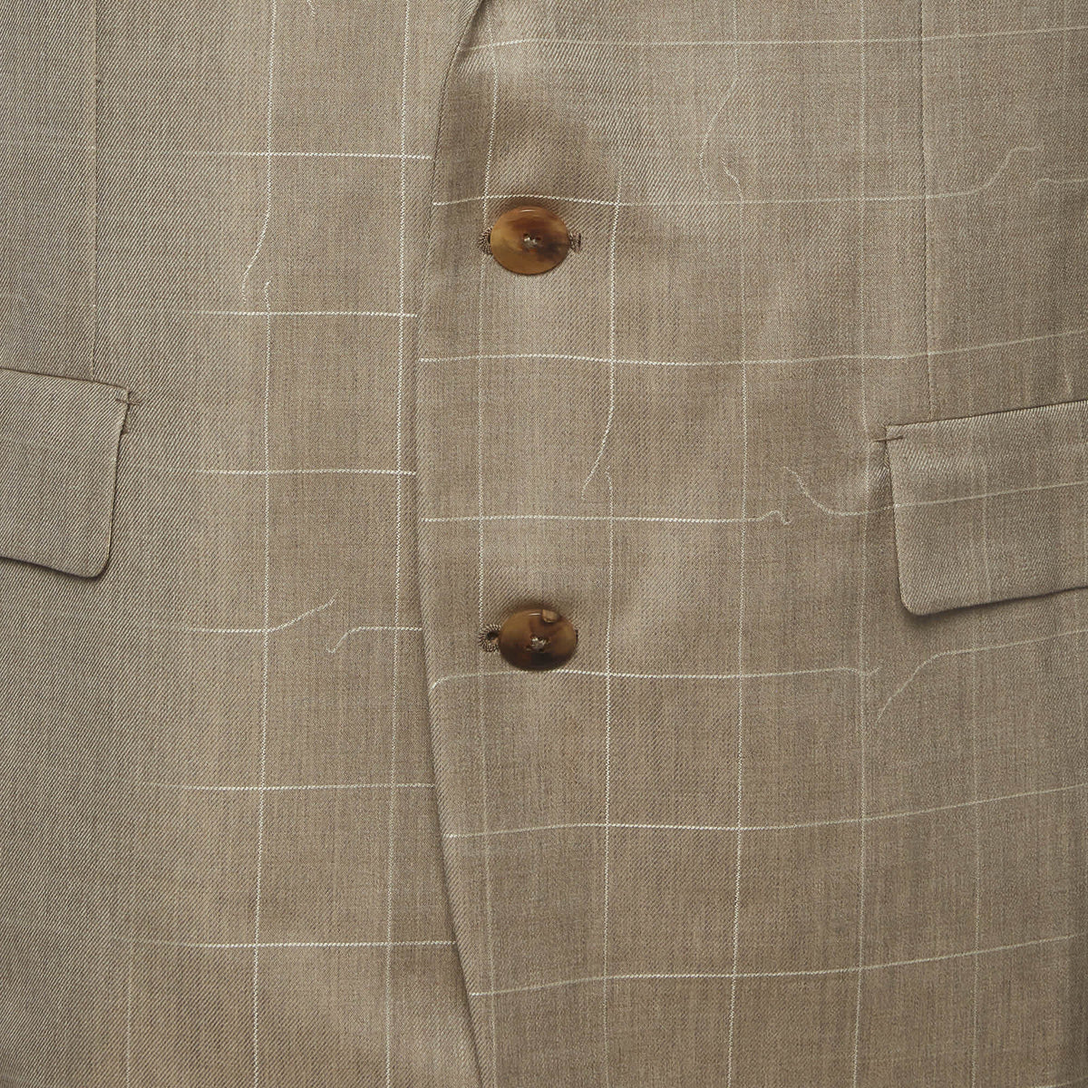 Versace Grey Cotton Buttoned Regular Fit Blazer