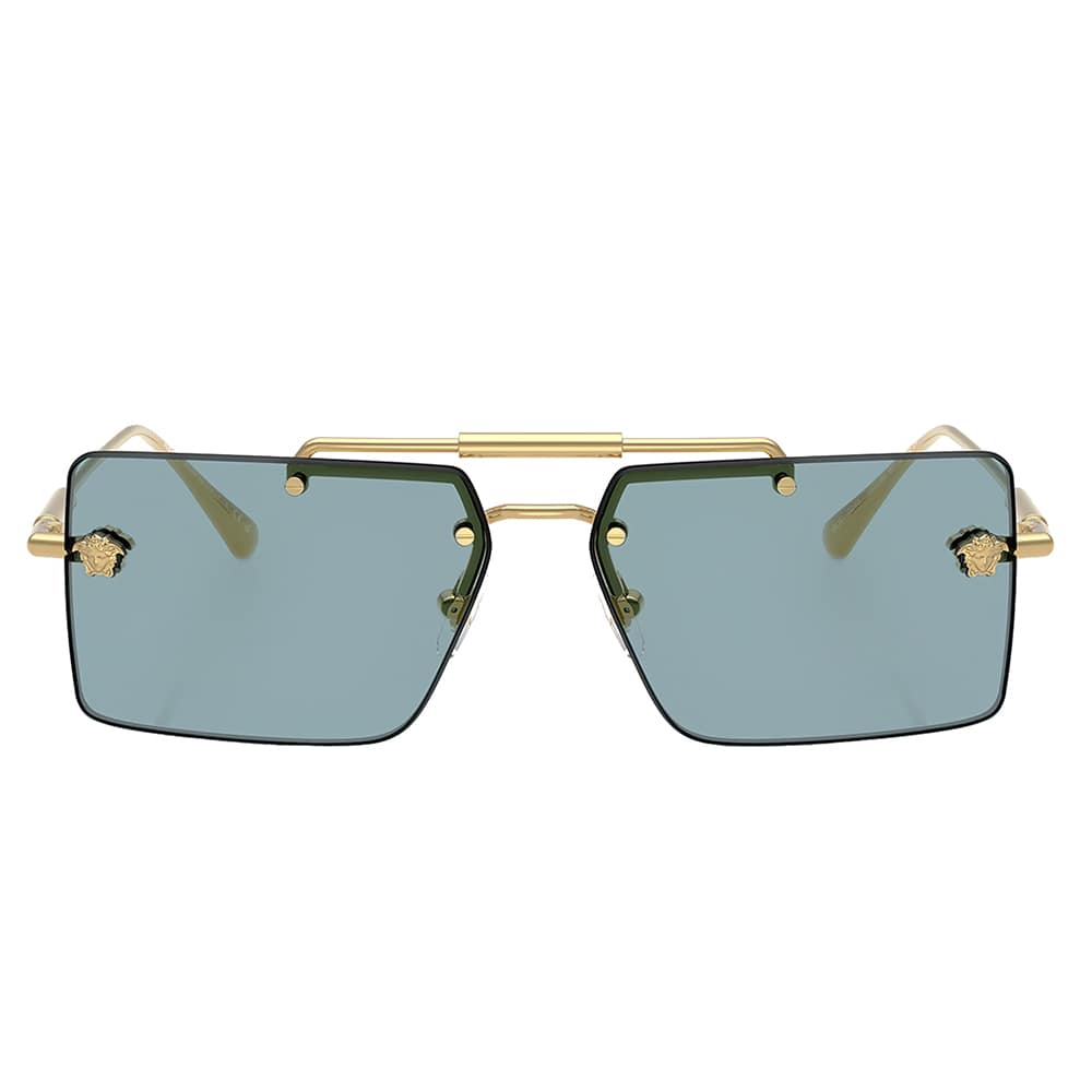 Versace  VE 2245 100280 60mm Womens Rectangle Sunglasses