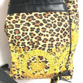 Versace yellow Pvc Leather Backpack (Pre-Owned)