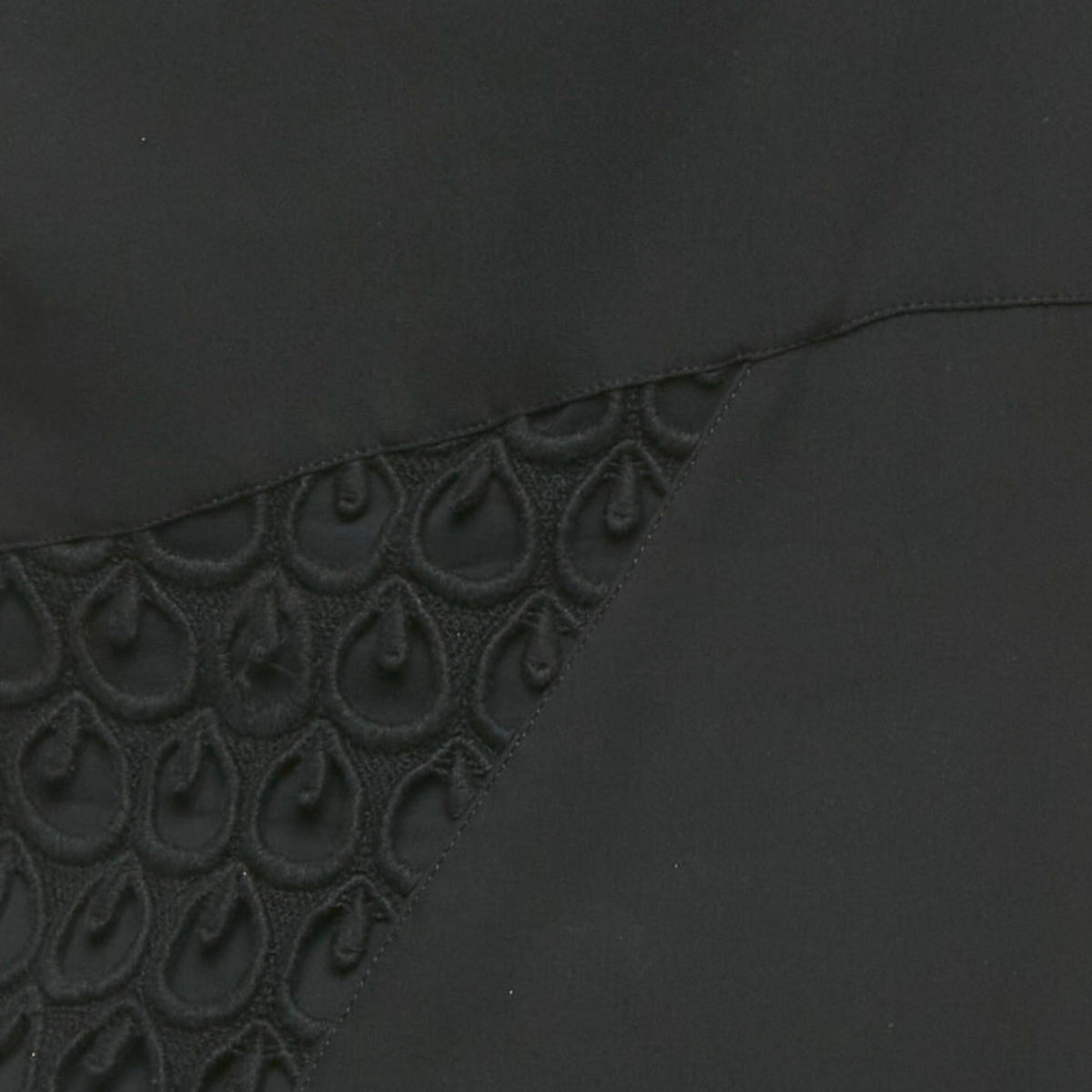 Versace Black Crepe Lace Detail Maxi Dress