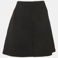 Versace Collection Black Cotton Blend High Rise Shorts