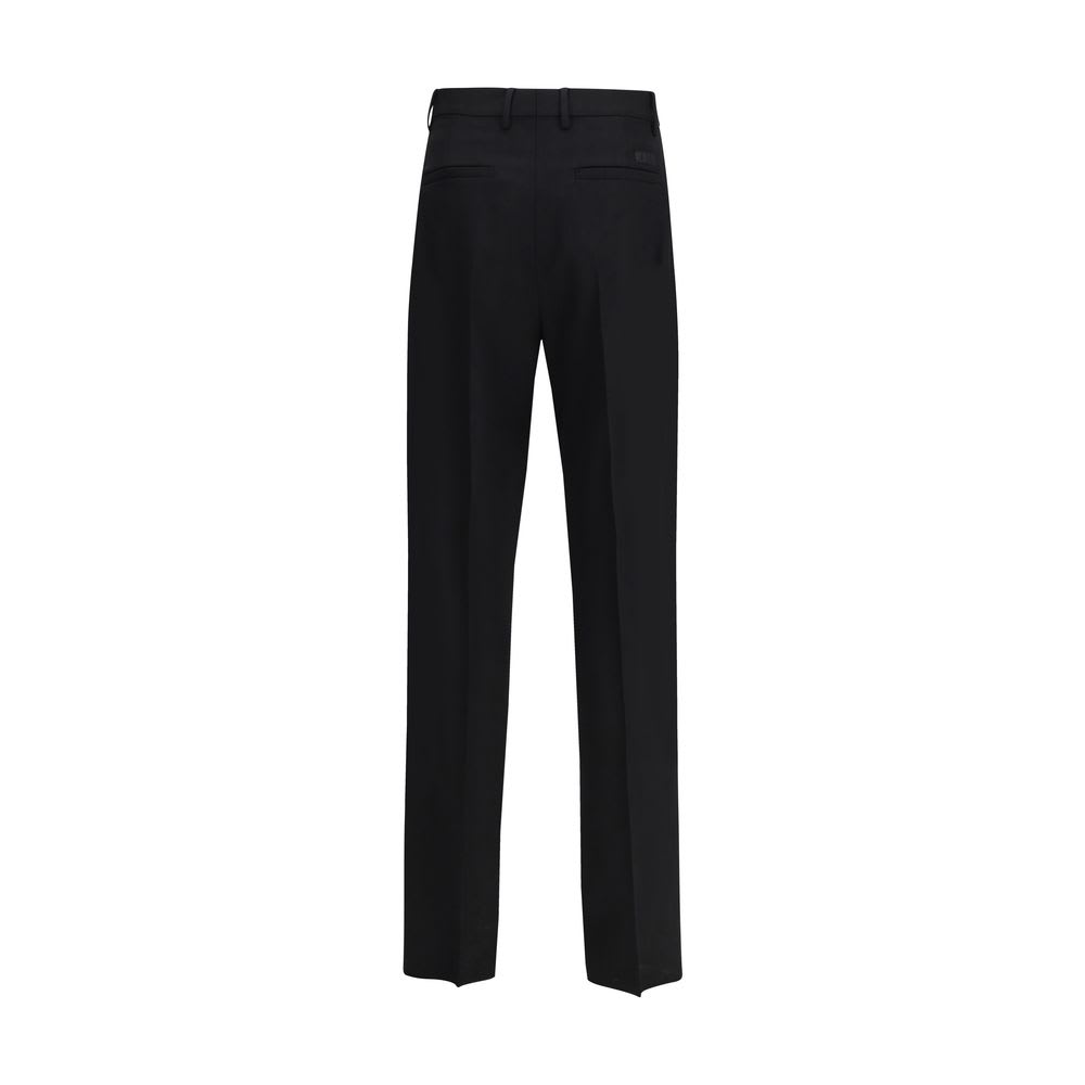 Versace Fleece Wool Dress Men's Pants