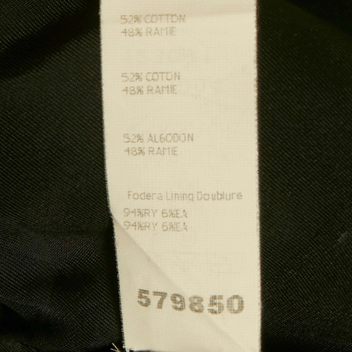 Versace Black Cotton Blend Button Front Jacket