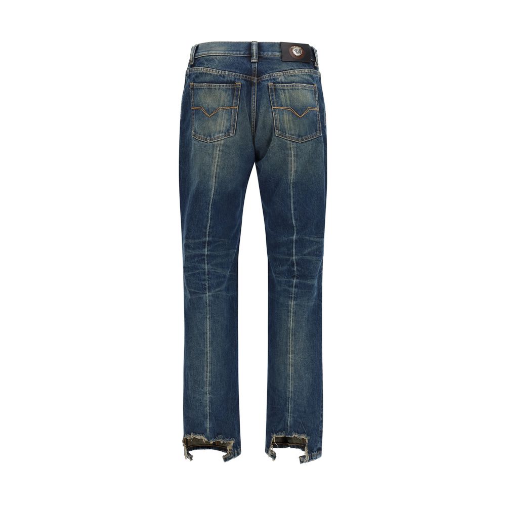 Versace Cotton Straight-Leg Men's Jeans